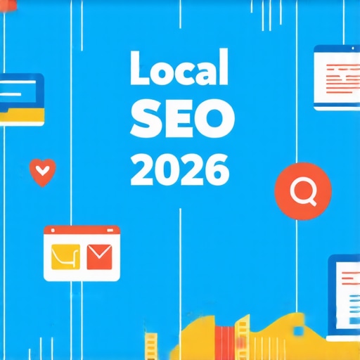 Local SEO Optimization Techniques 2026 Infographic showing strategies for improving local SEO rankings in 2026, including schema, backlinks, and mobile optimization.