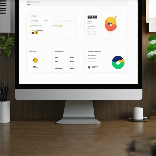A workspace showing SEO software and analytics for local business optimization