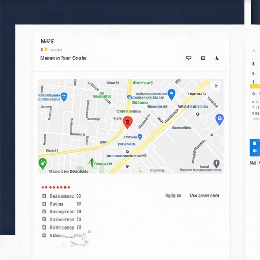 Business listing on Google Maps with fresh photos and positive reviews, showcasing local SEO success.