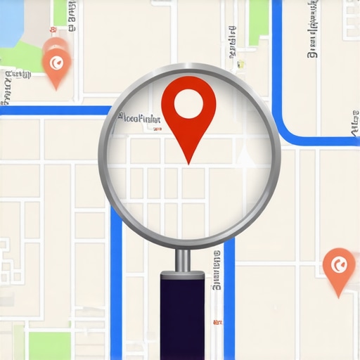 Advanced Local SEO Mapping and Data Analytics Digital representation of advanced map SEO strategies and neighborhood-level data analysis