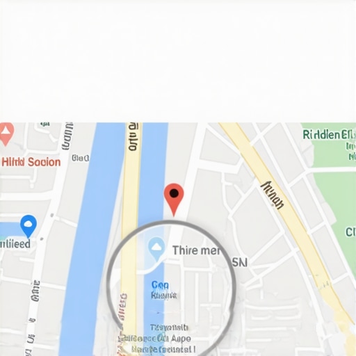 Analyzing Local Competitor Ranking Signals A digital map showing hidden SEO data for local business competitors