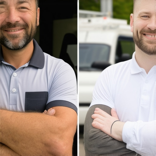 Comparison of corporate stock photos and authentic local business photos for Google Business Profile optimization