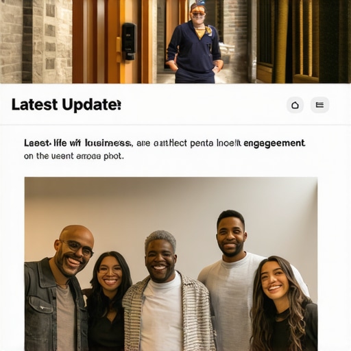 Comparison of engagement between authentic local updates and generic automated content for SEO.