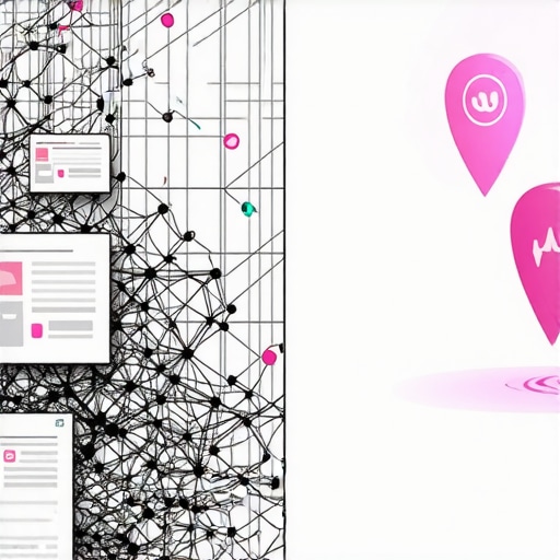 Diagram showing the transformation from messy local citations to a clean maps SEO list.