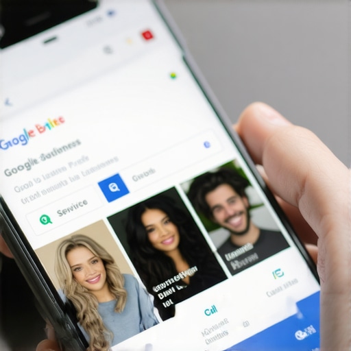 A smartphone showing a perfectly optimized Google Business Profile for a local service business.