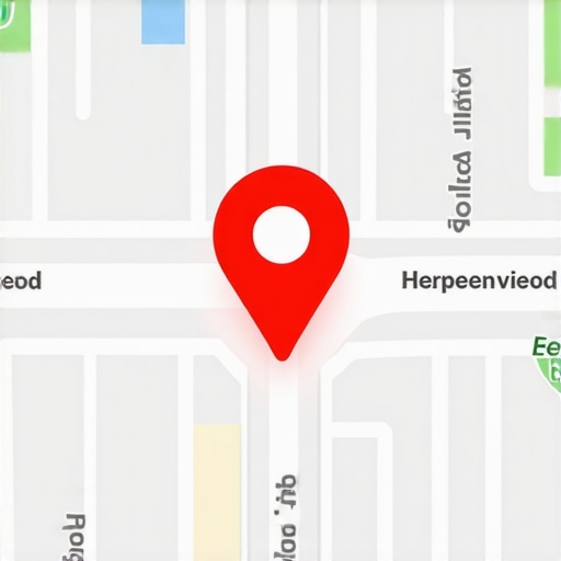 Digital map pin optimization for local SEO.