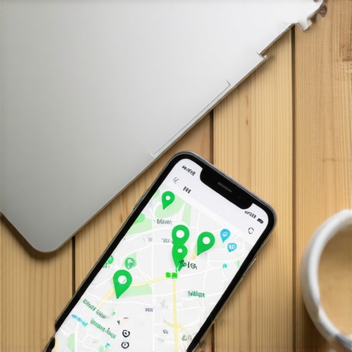 Tracking local search rankings using coordinate grids on a mobile phone