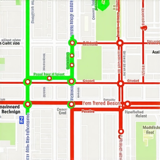 Visualizing local SEO rankings with a proximity heatmap tool.