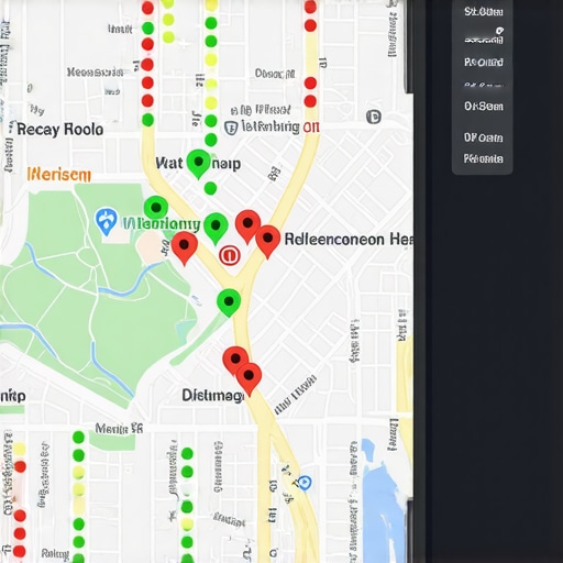 A visual representation of how local rankings change based on the searcher's physical proximity to the business.