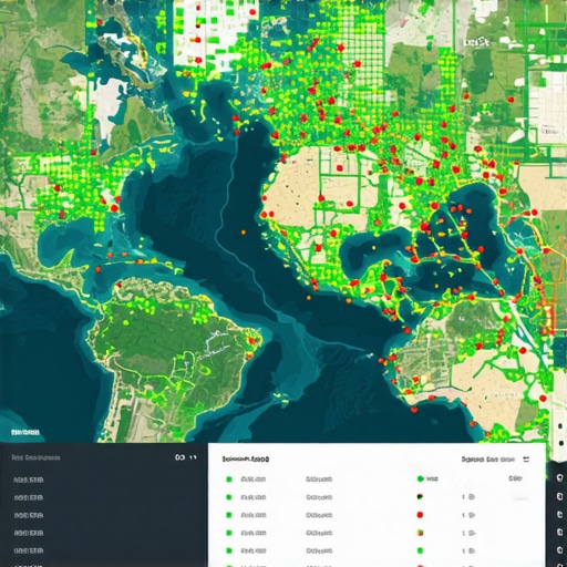 Visualizing local SEO rankings across a city grid to track proximity bubbles.