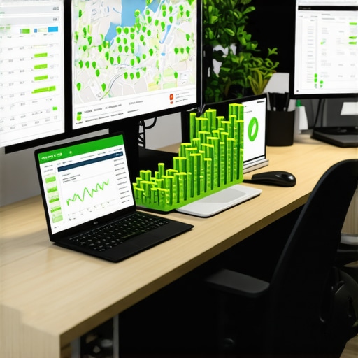 A professional workspace showing a grid-based local search ranking tool for 2025 SEO monitoring.