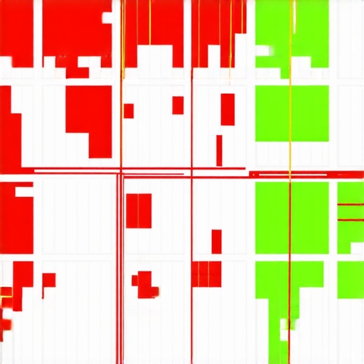 Local SEO Heat Map Analysis A digital map illustrating the granularity of local search rankings across different neighborhoods.