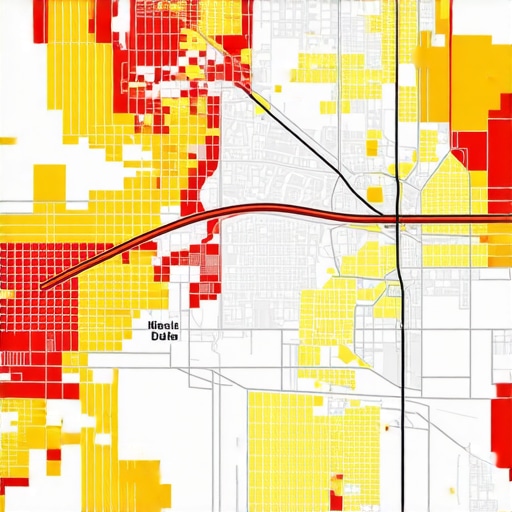 Local SEO Neighborhood Heatmap Analysis A visual representation of neighborhood-specific ranking signals for local business listings.