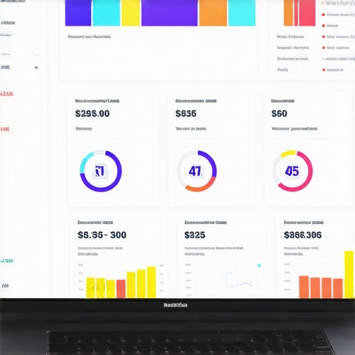 A digital dashboard showing local search ranking heatmaps and performance metrics for 2025.