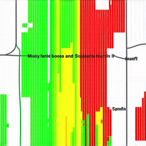 A visual representation of how Google proximity filters affect local business rankings across a city.