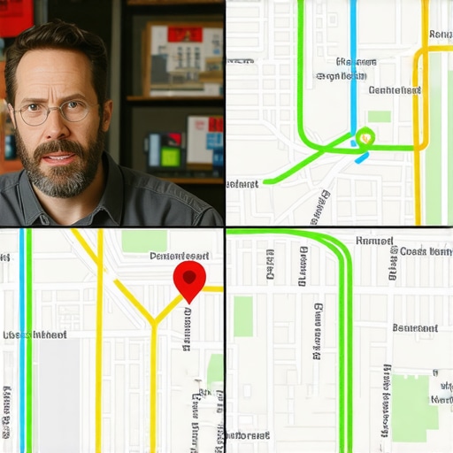 Diagram showing how authority signals can overcome proximity distance in Google Maps 2025.