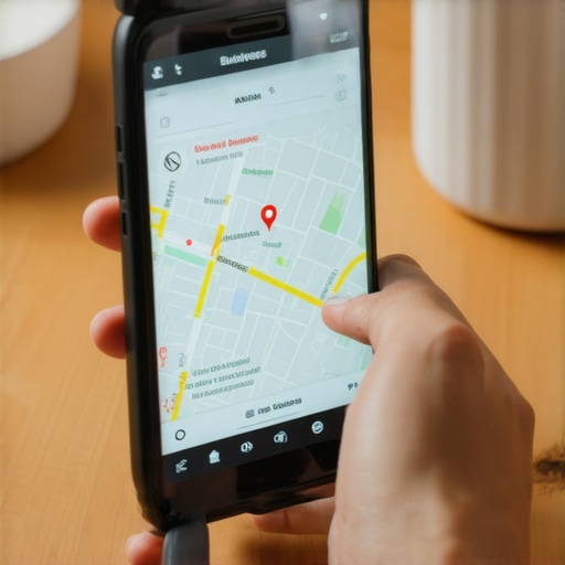 Tracking local maps ranking on a mobile device