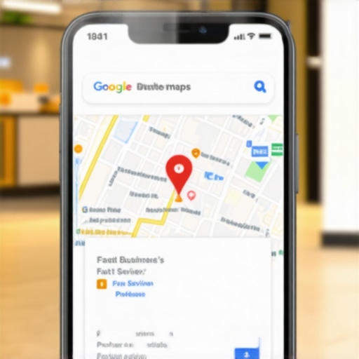 Close-up of review attributes on a mobile Google Business Profile showing ranking signals