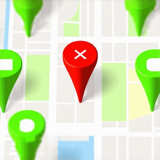Optimizing a Maps SEO List for Local Rankings A digital map interface showing the process of cleaning up local business listings to improve SEO rankings.
