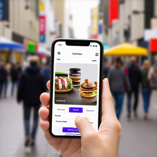 A smartphone displaying a fast-loading local service website optimized for mobile users.