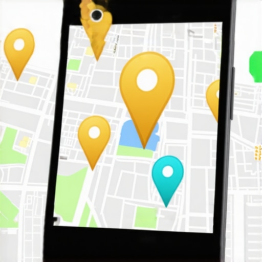 Overcoming the Proximity Trap in Local SEO A smartphone screen displaying a local map pack with one business outranking closer competitors.