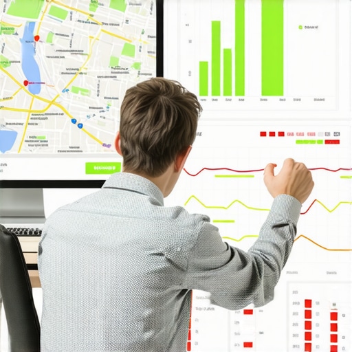 Comparison of a rank tracker showing top rankings while a business profile gets no real traffic