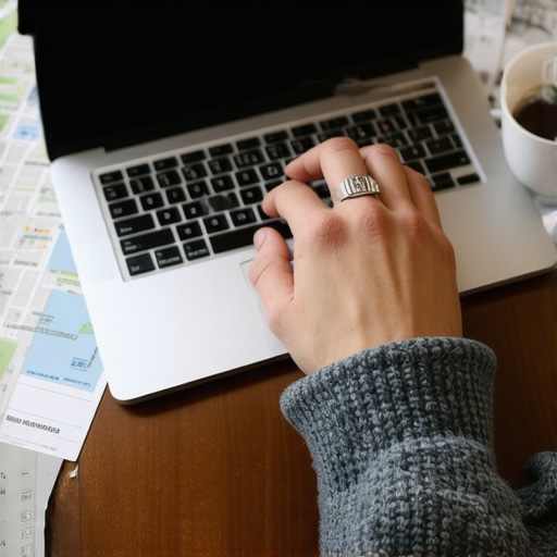 The value of manual engagement in local SEO Hands typing a custom response to a local review on a laptop