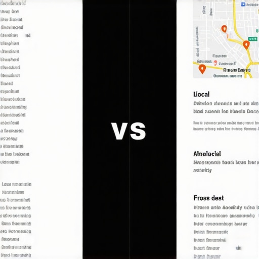 Comparison of old directory listings versus modern local mentions for SEO authority